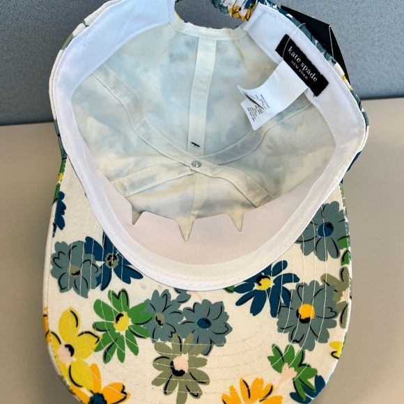 NWT Kate Spade NY Logo Floral Baseball Cap main image 7